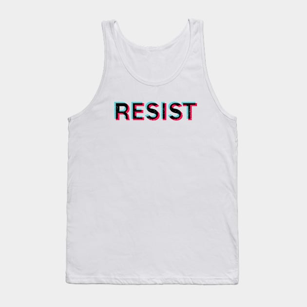 RESIST Tank Top by Midnight Run Studio